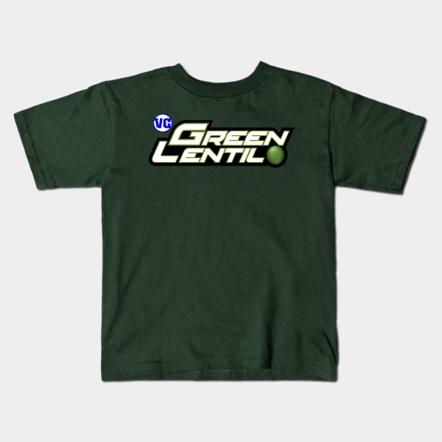 Green Lentil Kids T-Shirt by cgomez15